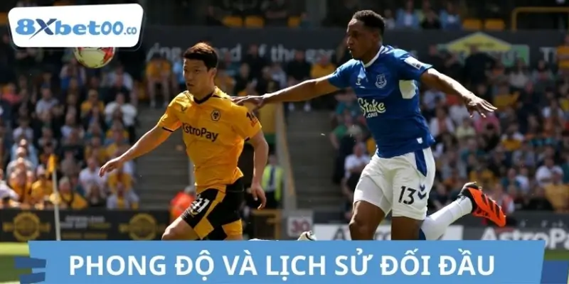 Phong độ thực tế và lịch sử đối đầu giữa Wolves vs Everton